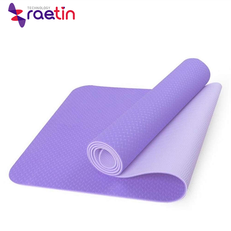 Waterproof pilates hot yoga mat printed thick pilates mat class