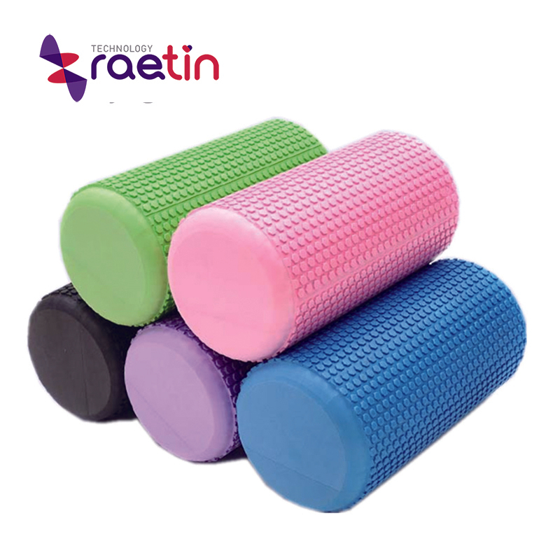 High Density Customized Eva Yoga Pilates Hollow Massage Foam Roller for deep tissue muscle massage