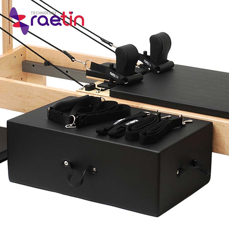 Fitness Studio equipment Wooden pilates reformer exercises