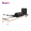 High Quality White Aluminium Alloy Balanced Reformer Bed Machine Body Foot Bar Sliding Pilates Reformer With Moving FootBar