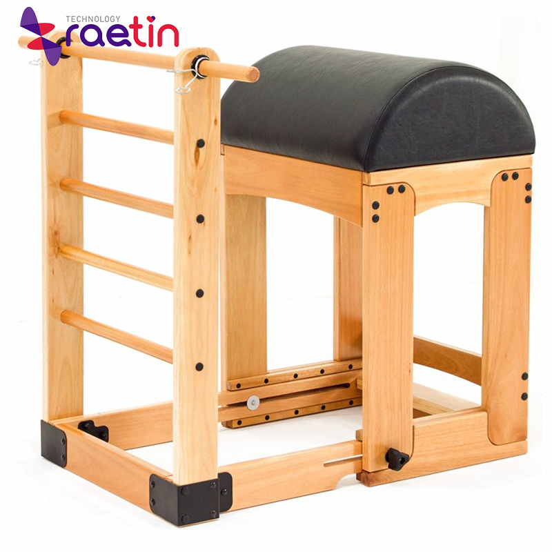 Wooden Pilates Ladder Bucket for Yoga, Stretching, and Fitness