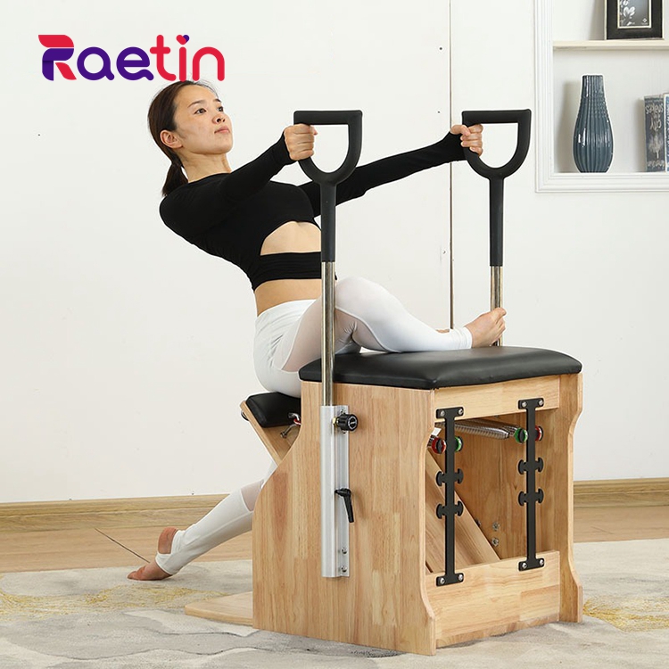 pilates reformer with chair stable eco pilates winds chair handles springs combo reformer pilates chair Pilates Chair