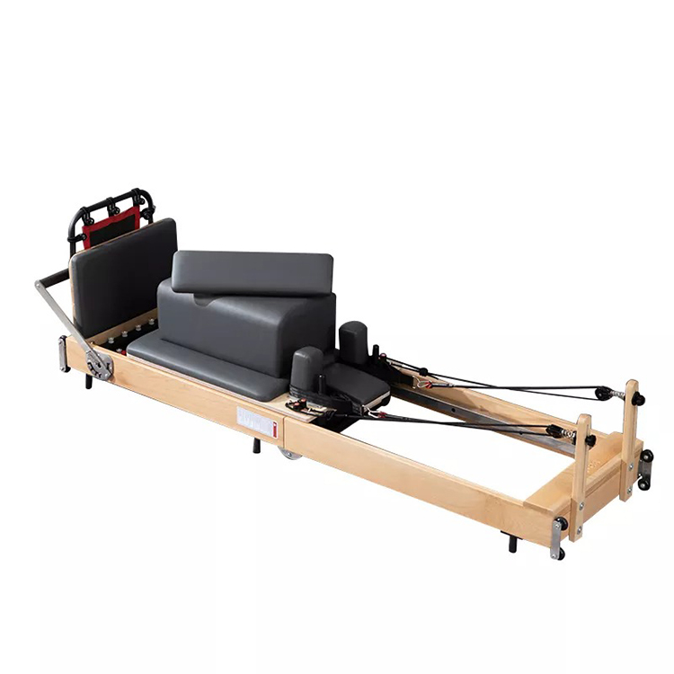 Korea Pilates Reformer With Tower Various Color The Material Of Wood Customized Half Trapeze Pilates Bed Reformer Yoga Studio