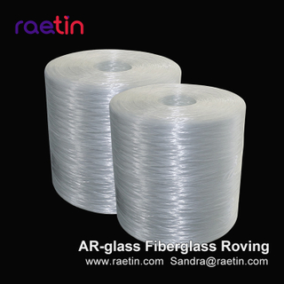 AR-glass Fiber Roving/yarn High Performance for High-rise Building White ZrO2 16.5%