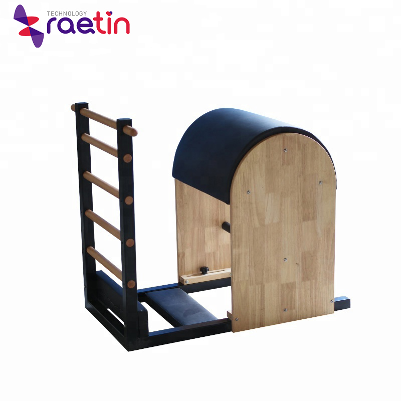 Pilates Wood Ladder Bucket for Natural and Sustainable Fitness