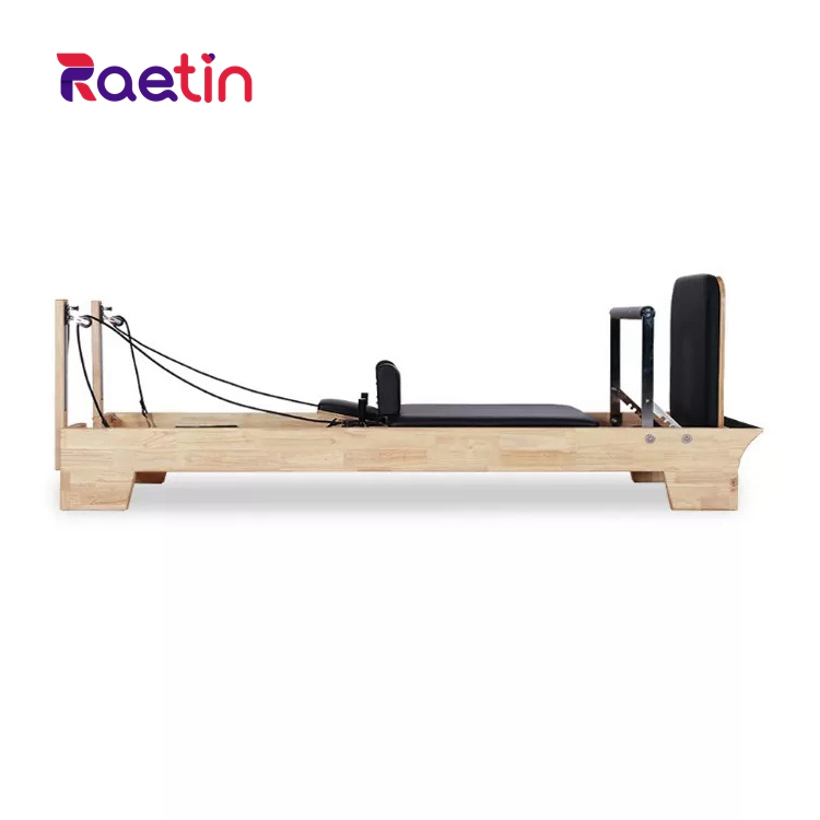 High Quality White Aluminium Alloy Balanced Reformer Bed Machine Body Foot Bar Sliding Pilates Reformer With Moving FootBar