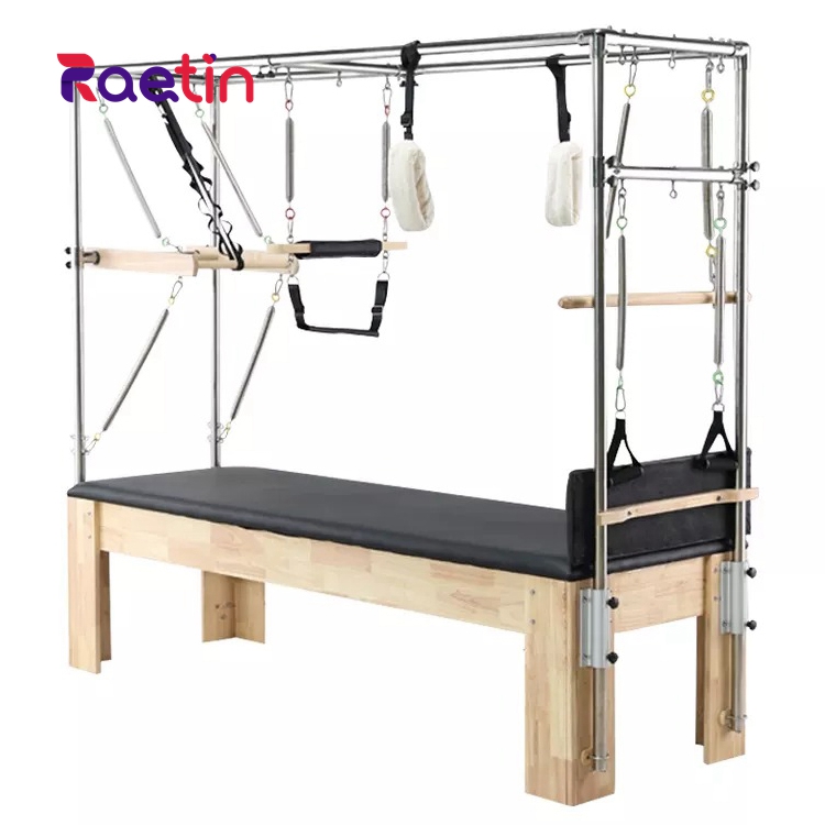Top quality beech pilates cadillac bed