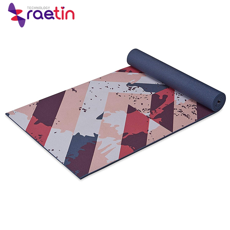 Custom promotional items sale colorful ultra thin yoga mat 
