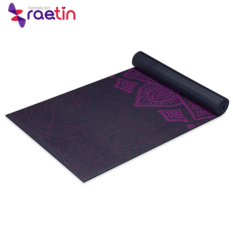 Anti-tear natural rubber travel non slip thick foldable custom logo eco friendly yoga mat