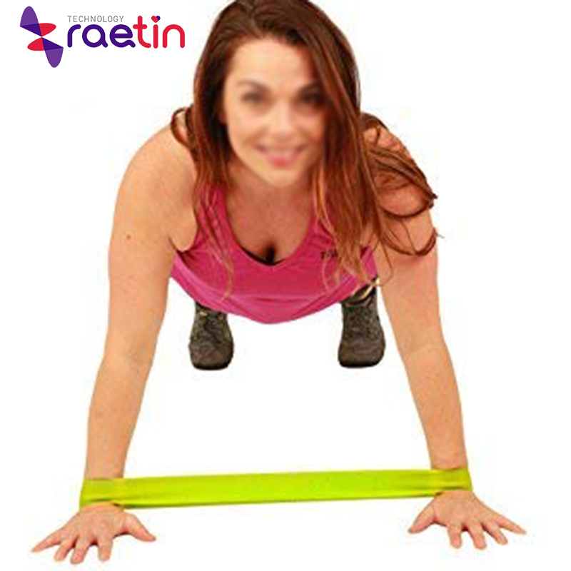 Hot Sale Body Building Tools rubber exercise Yoga pilates fitness stretch band