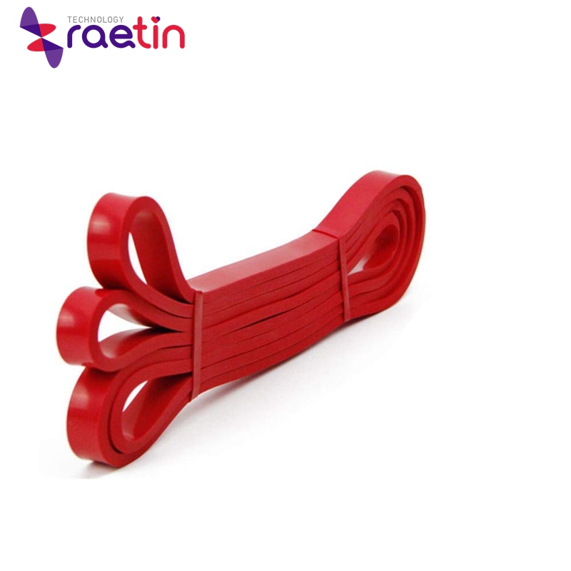 Eco-friendly gym fitness stretch exercise band rubber string workout for pilates and yoga