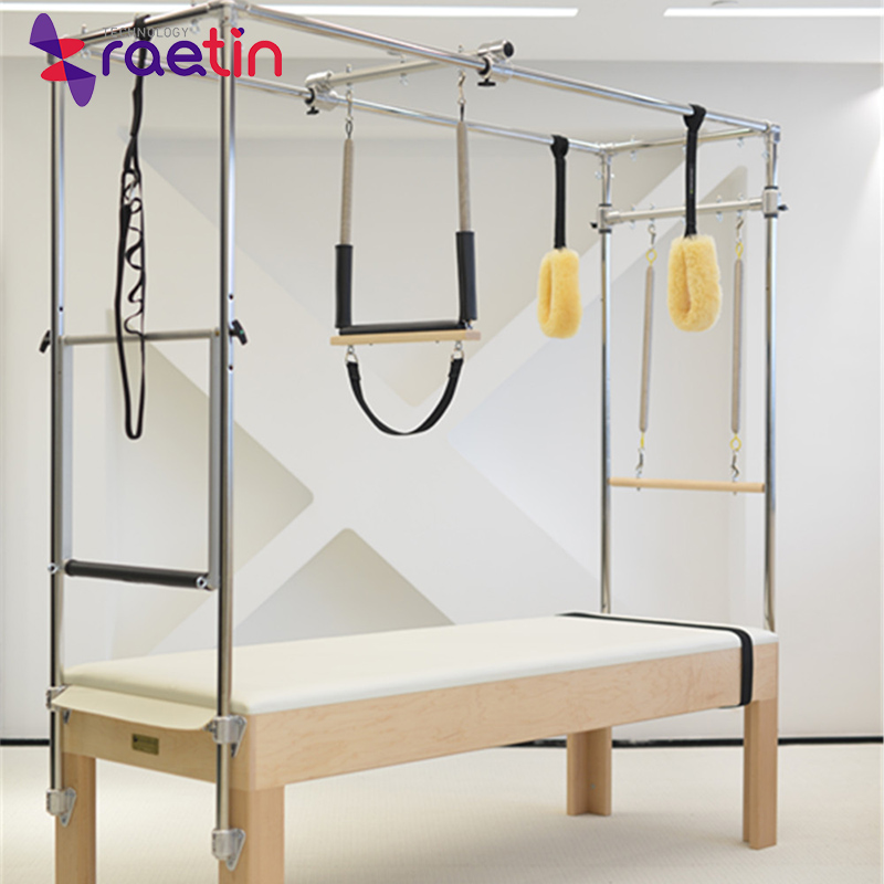 Wood Pilates Reformer Cadillac Combo Equipment for Sale Used in Pilates Studio Reformer Trapeze Table Cadillac