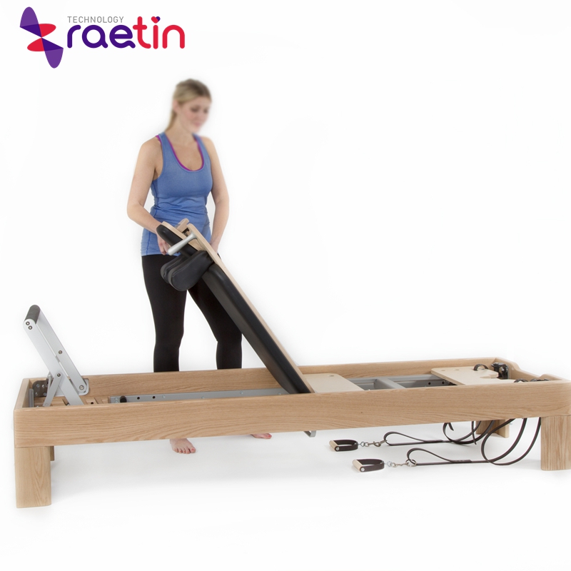Classical Pilates Reformer with genuine leather various color handcrafted