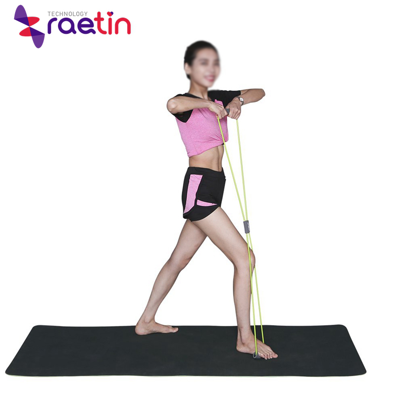 Fabric Covered Resistance Bands Fitness Exercise Workout Tubes for Yoga Pilates Power Gym Exercises
