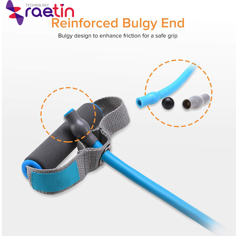 Best fitness band with handles for pilates and yoga