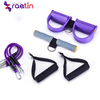 New Product Pilates Resistance Band With Foam Handles For Yoga Pilates 